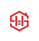 Safe Hire Metal Roofer logo: a red hexagon house with an SH monogram, ringed by the words Safe Hire Metal Roofer